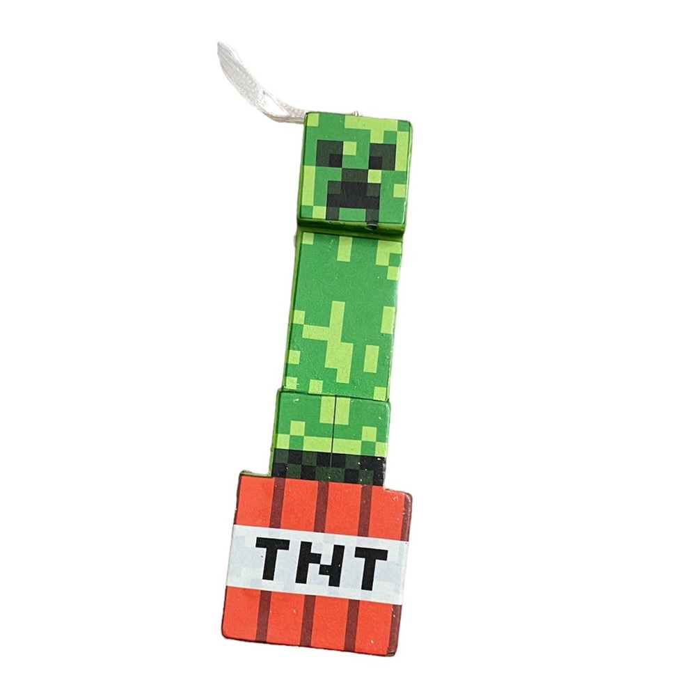 Minecraft Creeper resin ornament